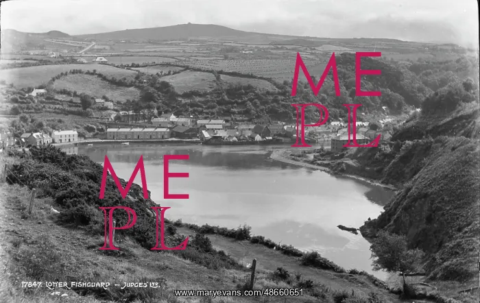 : Scenic View of Lower Fishguard : Scenic View of Lower Fishguard