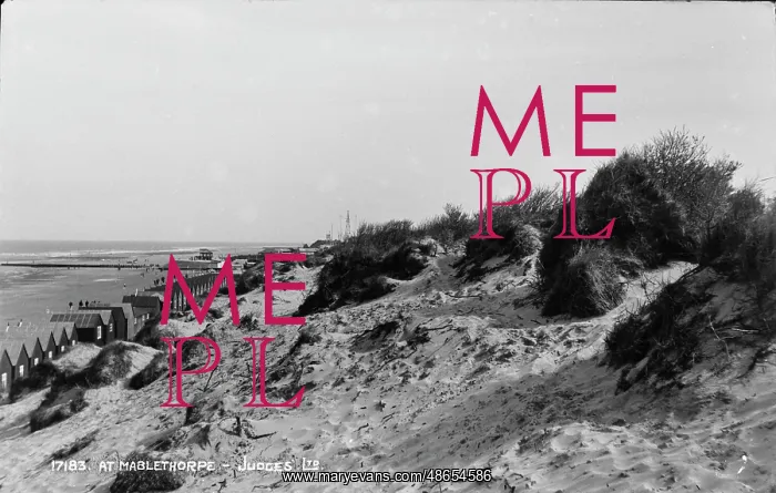 : Scenic View of Mablethorpe Beach : Scenic View of Mablethorpe Beach