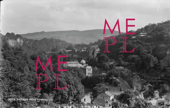 : A Scenic View of Matlock Bath : A Scenic View of Matlock Bath