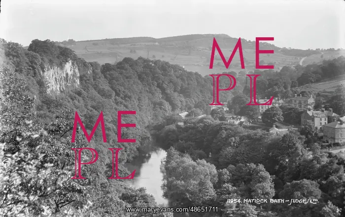 : Scenic View of Matlock Bath : Scenic View of Matlock Bath
