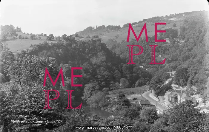 : Scenic View of Matlock Dale : Scenic View of Matlock Dale