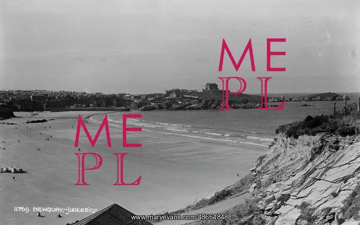 : Scenic View of Newquay Beach : Scenic View of Newquay Beach
