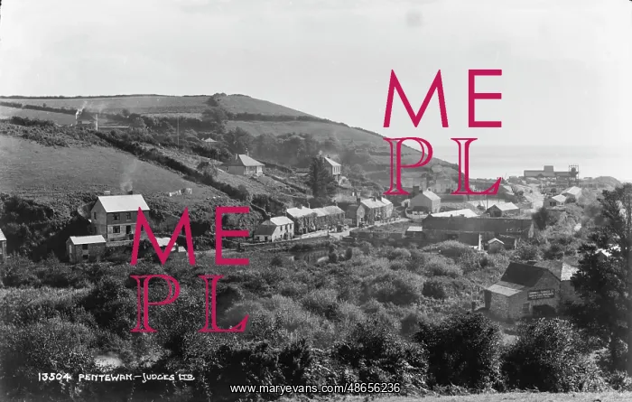 : A Scenic View of Pentewan : A Scenic View of Pentewan