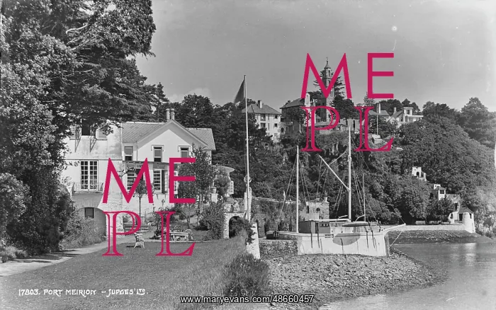 : Scenic View of Port Meirion : Scenic View of Port Meirion