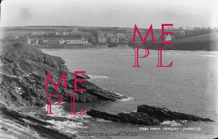 : Scenic View of Porth, Newquay : Scenic View of Porth, Newquay
