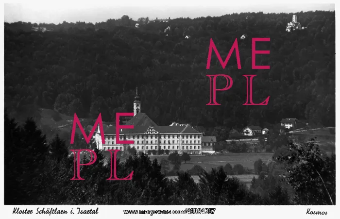 : Schaeftlarn, Abbey, exterior view, Kosmos postcard : Schaeftlarn, Abbey, exterior view, Kosmos postcard