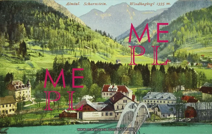 : Scharnstein in Almtal (Upper Austria). 1928 : Scharnstein in Almtal (Upper Austria). 1928