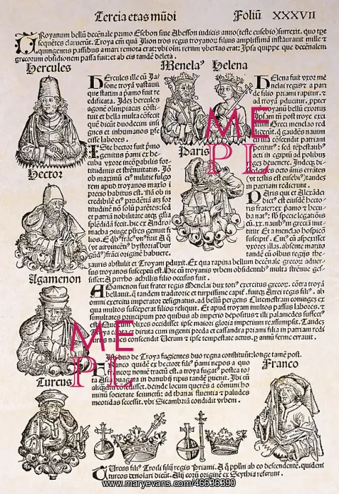: Schedel, Hartmann, 13.2.1440 - 28.11.1514, German : Schedel, Hartmann, 13.2.1440 - 28.11.1514, German