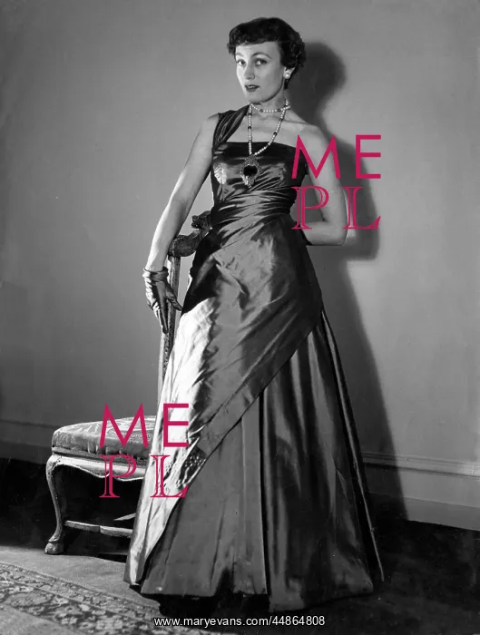 : SCHIAPARELLI GOWN 1950S : SCHIAPARELLI GOWN 1950S