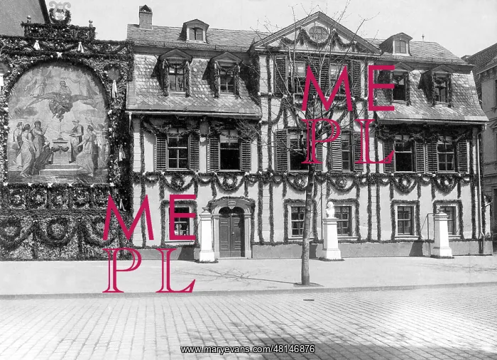 : Schiller House in Weimar, 1905 : Schiller House in Weimar, 1905