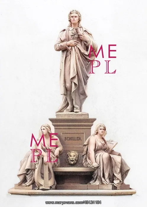 : SCHILLER STATUE : SCHILLER STATUE