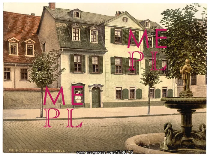 : Schiller's House, Weimar, Thuringia, Germany : Schiller's House, Weimar, Thuringia, Germany