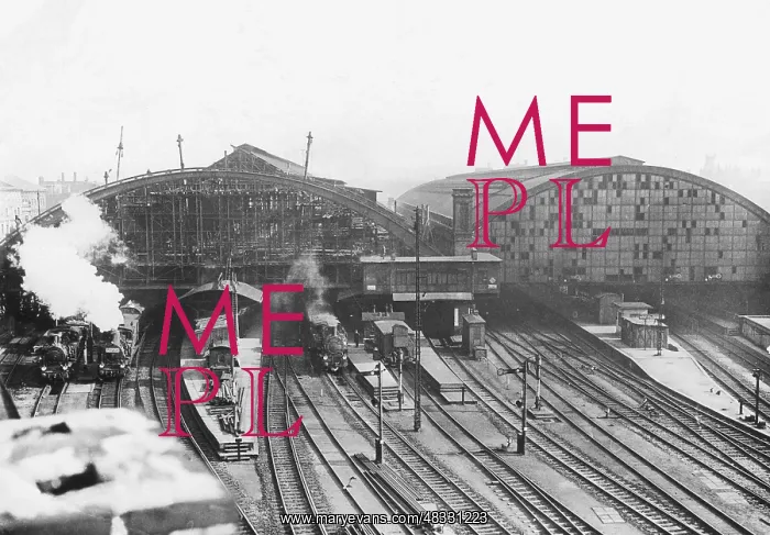 : The Schlesischer railway station in Berlin, 1928 : The Schlesischer railway station in Berlin, 1928