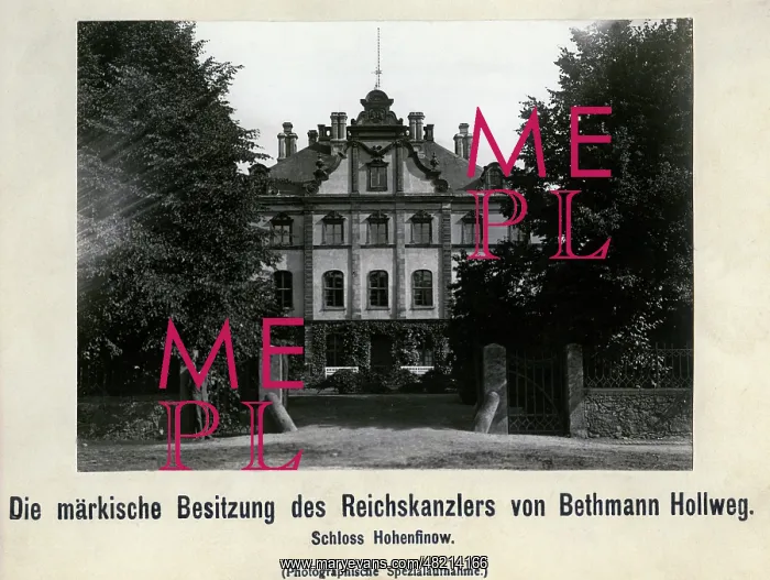 : Schloss Hohenfinow 1909 : Schloss Hohenfinow 1909