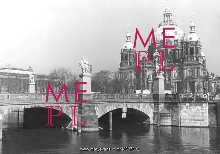 : The Schlossbruecke and the Berlin Cathedral, 1938 : The Schlossbruecke and the Berlin Cathedral, 1938