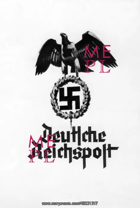 : Schmuckblatttelegramm (special telegram) of the Reichspo : Schmuckblatttelegramm (special telegram) of the Reichspo