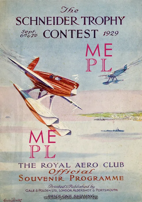 : Schneider Trophy - 1929 : Schneider Trophy - 1929