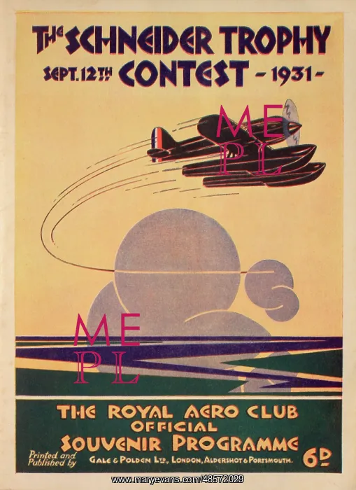 : The Schneider Trophy 1931 - Calshot Spit, England : The Schneider Trophy 1931 - Calshot Spit, England