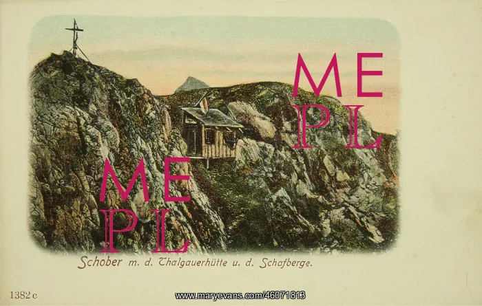  : Schober with the Thalgau Hut and Schafberg