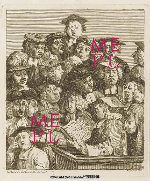 : Scholars at a Lecture : Scholars at a Lecture