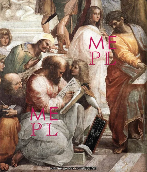 : The School of Athens (detail), by Raphael : The School of Athens (detail), by Raphael