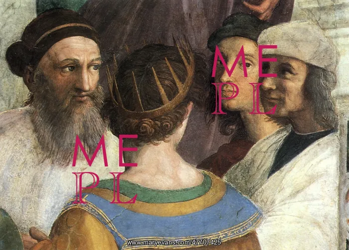 : School of Athens (detail), by Raphael : School of Athens (detail), by Raphael