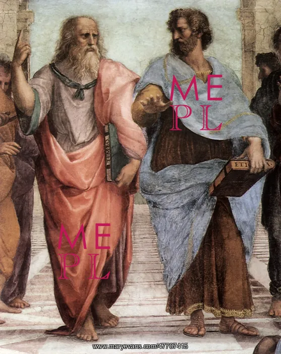 : School of Athens, Plato and Aristotle, by Raphael : School of Athens, Plato and Aristotle, by Raphael