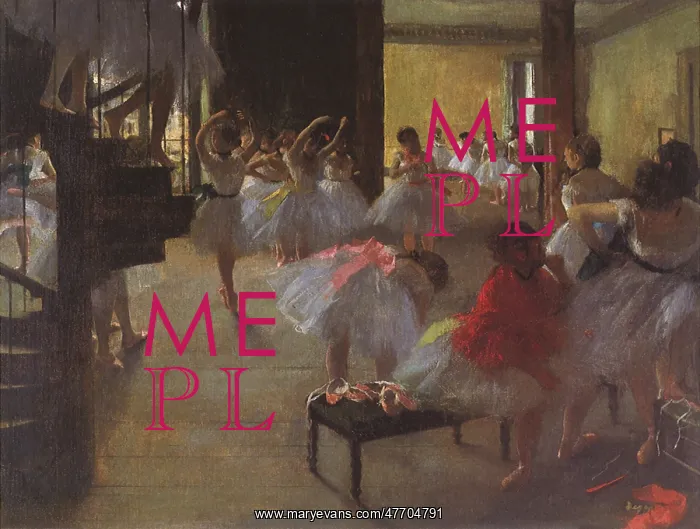 : School of Ballet, by Degas : School of Ballet, by Degas