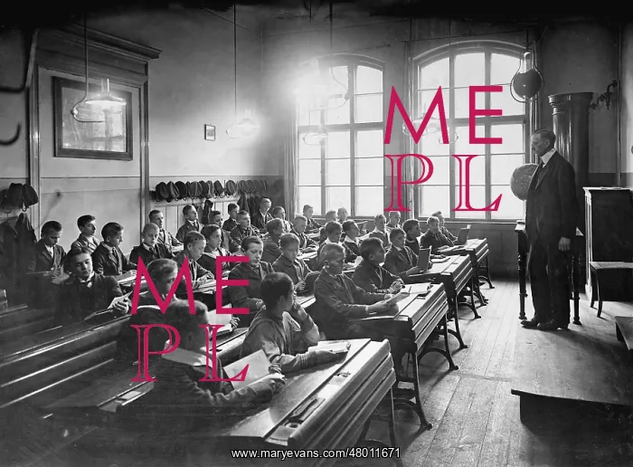 : School class at Koellnischen High School in Berlin, 1914 : School class at Koellnischen High School in Berlin, 1914