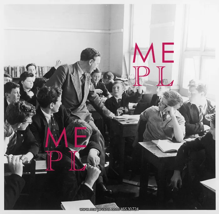 : A school lesson in progress, 1960 : A school lesson in progress, 1960