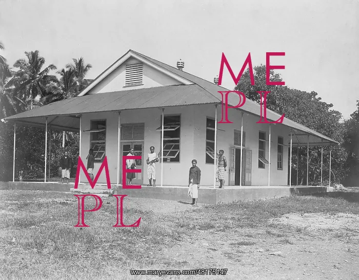 : School in Malifa in Samoa, 1910 : School in Malifa in Samoa, 1910
