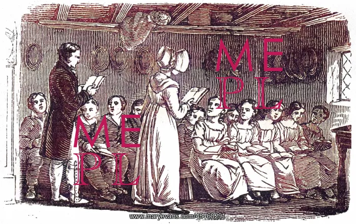 : School room, c.1800 : School room, c.1800