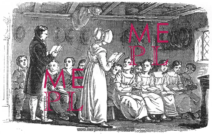 : School room, c.1800 : School room, c.1800