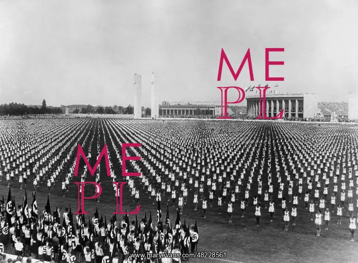 : School sporting event on the Maifeldin Berlin, 1936 : School sporting event on the Maifeldin Berlin, 1936