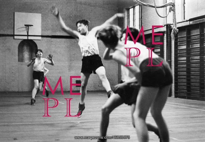 : Schoolboys in a gym at a school in Pinner : Schoolboys in a gym at a school in Pinner