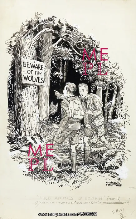 : Two schoolboys in a wood : Two schoolboys in a wood