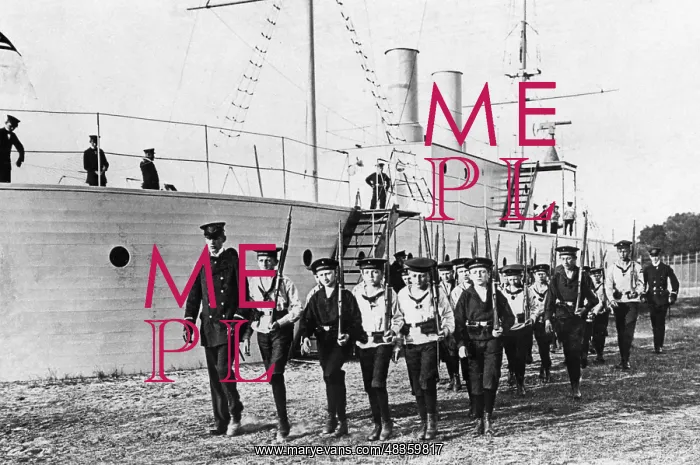 : Schoolchildren exercising, 1913 : Schoolchildren exercising, 1913