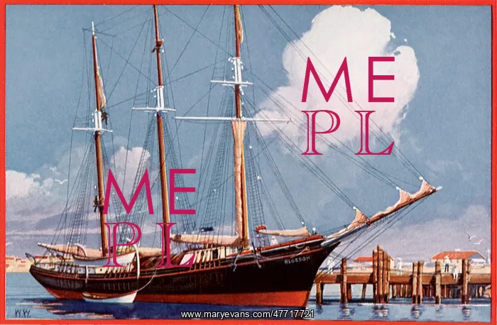  : Schooner Tied To Dock