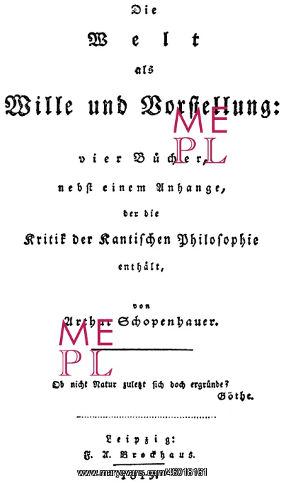 : Schopenhauer, Arthur, 22.2.1788 - 21.9.1860 : Schopenhauer, Arthur, 22.2.1788 - 21.9.1860