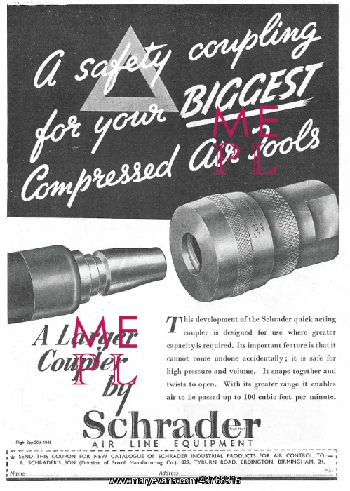 : Schrader Air Line Equipment : Schrader Air Line Equipment