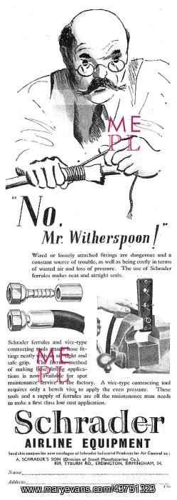 : Schrader Pneumatic Air Line Equipment : Schrader Pneumatic Air Line Equipment