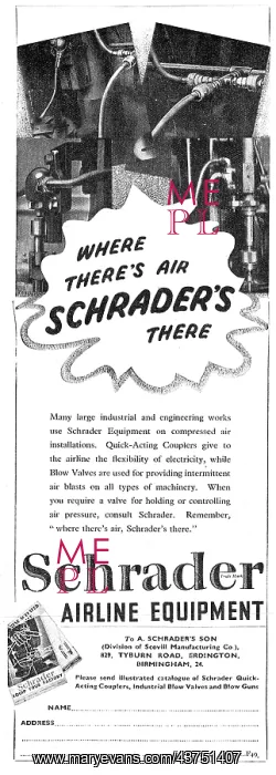 : Schrader Pneumatic Air Line Equipment : Schrader Pneumatic Air Line Equipment