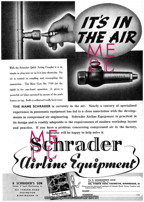 : Schrader Pneumatic Workshop Air Line Equipment : Schrader Pneumatic Workshop Air Line Equipment