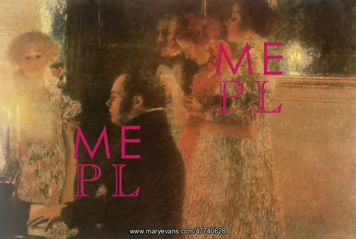  : Schubert at the Piano II, by Klimt