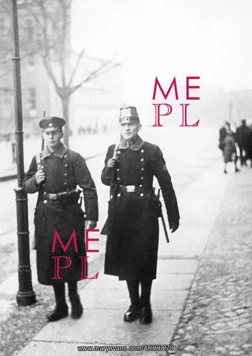 : Schutzpolizist - policeman and Einwohnerwehr : Schutzpolizist - policeman and Einwohnerwehr