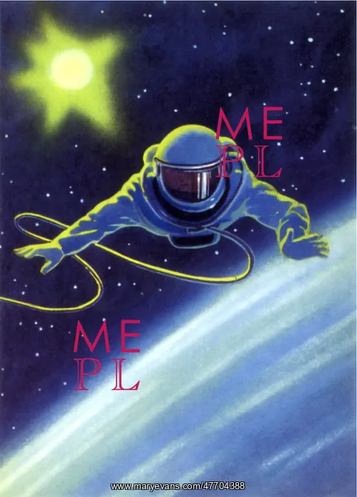 : Sci Fi - Astronaut floating in Space : Sci Fi - Astronaut floating in Space