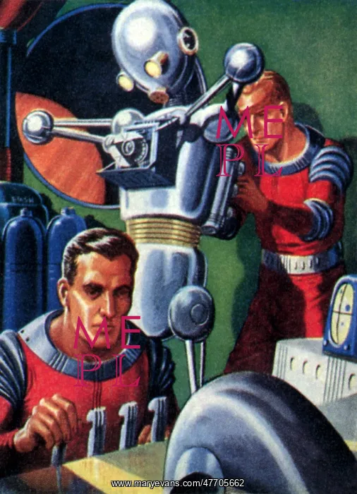  : Sci Fi - Astronauts and Robot