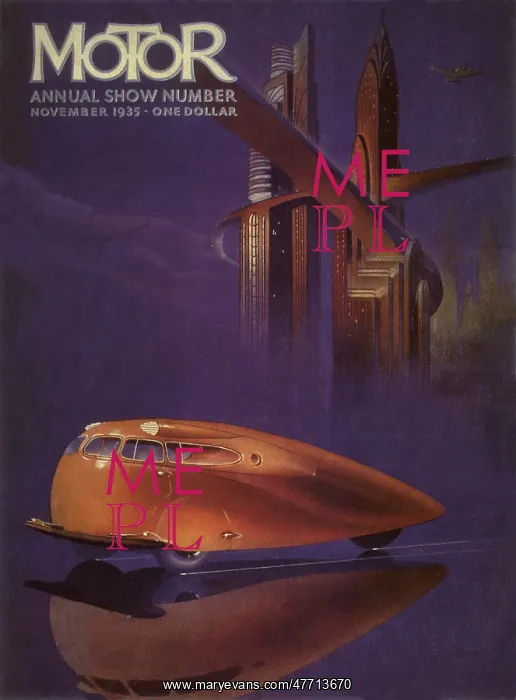  : Sci Fi - Futuristic Car and City