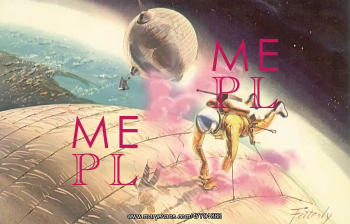  : Sci Fi - Man, Balloons in Orbit