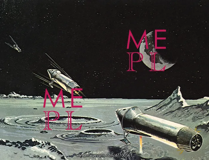  : Sci Fi - Spaceships on Moon